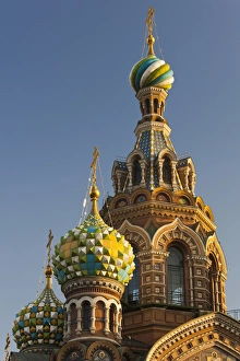 Russia, Saint Petersburg, Center, Church of the Saviour of Spilled Blood on Griboedov Canal