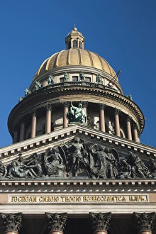 Russia, Saint Petersburg, Center, Saint Isaac Cathedral, exterior