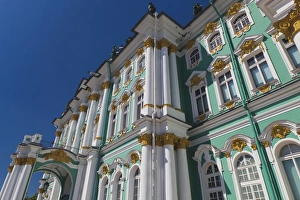 Images Dated 31st May 2011: Russia, Saint Petersburg, Center, Winter Palace, Hermitage Museum, exterior