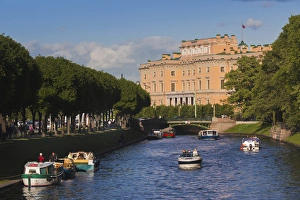 Russia, Saint Petersburg, Center, Mikhailovsky Castle on the Moyka River