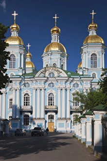 Images Dated 1st June 2011: Russia, Saint Petersburg, Mariinsky, Nikolsky Cathedral