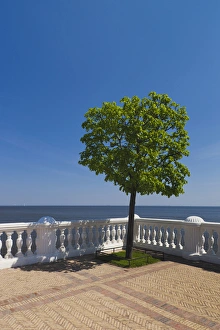 Images Dated 1st June 2011: Russia, Saint Petersburg, Peterhof, Gulf of Finland from the Monplaisir Villa