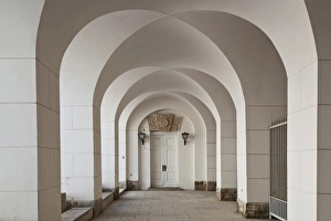 Images Dated 9th June 2011: Russia, Saint Petersburg, Pushkin-Tsarskoye Selo, Cameron Gallery, arches