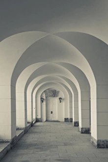 Images Dated 9th June 2011: Russia, Saint Petersburg, Pushkin-Tsarskoye Selo, Cameron Gallery, arches