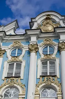Images Dated 1st September 2008: Russia, St. Petersburg, Catherines Palace (aka Bolshoi Yekaterinsky Dvorets). (RF)