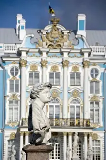 Russia, St. Petersburg, Catherines Palace (aka Bolshoi Yekaterinsky Dvorets)
