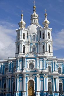 Russia, St. Petersburg, Nevsky Prospect, Smolny Convent