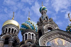 Russia, St. Petersburg, Nevsky Prospekt, The Cathedral of the Resurrection (aka Our