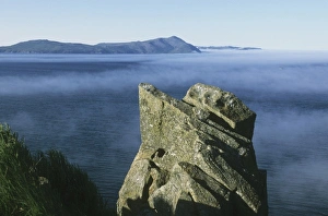 Sea Of Okhotsk Prints: Russia, Talan Island, near Magadan, Sea of Okhotsk, summer fog and islands