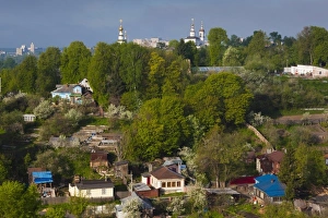 Images Dated 18th May 2011: Russia, Vladimir Oblast, Golden Ring, Vladimir, elevated town view from Assumption