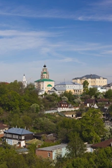 Images Dated 18th May 2011: Russia, Vladimir Oblast, Golden Ring, Vladimir, elevated town view from Assumption