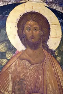 Russia, Vologda, Goritzy, Kirillov-Belozersky Monastery, icon of Christ in Glory