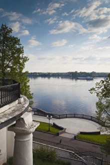 Images Dated 21st May 2011: Russia, Yaroslavl Oblast, Golden Ring, Yaroslavl, Volga Riverfront, riverboat