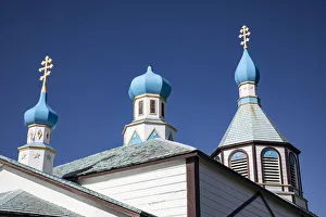 Prints of Russian Church, Holy Assumption or the Virgin Mary, Kenai Peninsula, Alaska Images Dated 2020 March: Russian Church, Holy Assumption or the Virgin Mary, Kenai Peninsula, Alaska