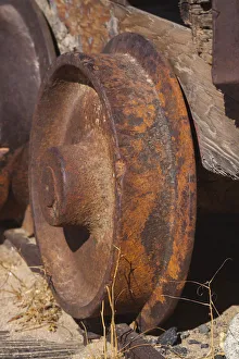 Rusted metal, California