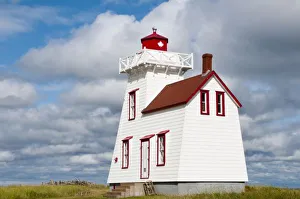 Images Dated 25th July 2009: Rustico Harbour, Prince Edward Island. Lighthouse North Rustico Harbour