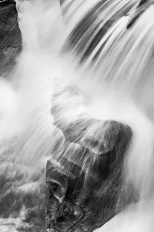 Images Dated 16th September 2021: Sacred Dancing Cascade in McDonald Creek in Glacier National Park, Montana, USA