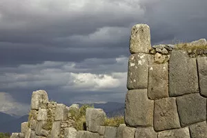 Images Dated 16th May 2005: Sacsayhuaman, Inca ruins of military and religious significance. Walls are made