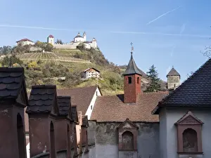 Saeben Monastery near Klausen in the Eisack Valley during autumn. Europe, Central Europe