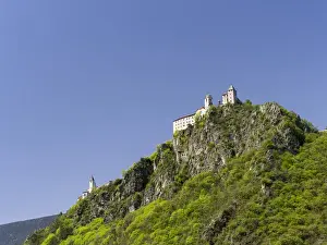 Images Dated 28th April 2012: Saeben monastery near Klausen in the Eisack Valley in South Tyrol