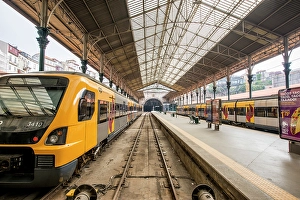 National Monument Prints: Saint Benedict Train Station (Estacao de Sao Bento). Porto, Portugal. (Editorial Use Only)