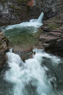 Images Dated 3rd February 2022: Saint Mary Falls, Glacier National Park