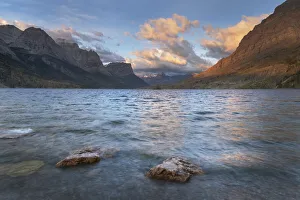 Images Dated 3rd February 2022: Saint Mary Lake at sunrise, Glacier National Park, Montana