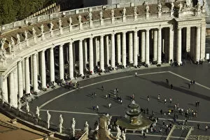 Saint Peters Square, Rome, Italy