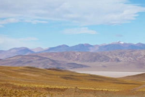 Adventure Prints: Saltlake Salar del Hombre Muerto, (approx. 3. 800 m a. s. l), Province Catamarca