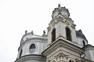 Low Angle Prints: Salzburg, Salzburg, Austria - Low angle view of an ornately designed, old world building