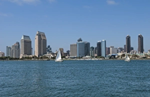 Images Dated 2027 June: San Diego, California. Skyline from Coronado Island