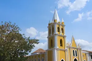 Venezuela Prints: San Francisco Church in Coro (UNESCO World Heritage site), Falcon State, Venezuela