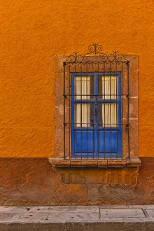 Colonial Prints: San Miguel De Allende, Mexico. Colorful buildings and windows