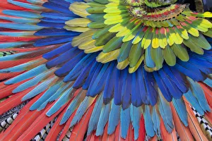 Images Dated 7th March 2015: San Miguel De Allende, Mexico. Native feather headdress