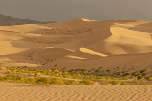 Mongolia Gallery: Sand Dunes at Sunset. Gobi Desert. Mongolia