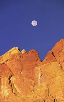 Escarpment Prints: Sandstone escarpment Capitol Reef National Park, Utah, USA