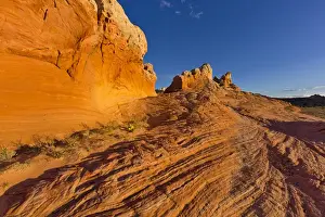 Images Dated 22nd April 2012: Sandstone formations at the White Pocket in the Vermillion Cliffs National Monument