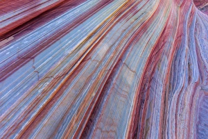 Colorado Plateau Prints: Sandstone striping in the Vermillion Cliffs Wilderness, Arizona, USA