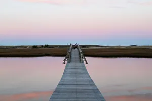 Boardwalk Prints: Sandwich Boardwalk, Sandwich, Cape Cod, Massachusetts, USA, North America