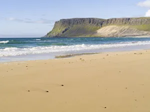 Pretty Prints: The sandy beach at Breidavik. The remote Westfjords in northwest Iceland