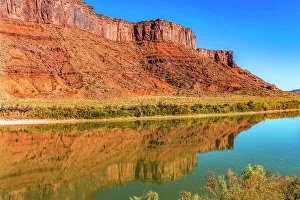 Images Dated 20th October 2022: Sandy beach river access. Colorado River, Moab, Utah