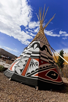 Santa Fe, New Mexico, United States. T. I. M. E. art installation at Buffalo Thunder resort