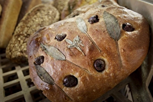 Images Dated 2nd October 2010: Santa Fe, New Mexico, United States. Artisinal breads at farmers market