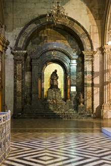 Build Prints: Santiago. Chile. South America. Inside Metropalitan Cathedral (La Catedral Metropolitana)