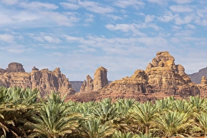 Medina Prints: Saudi Arabia, Medina, Al-Ula. Desert mountains at the Dadan visitor center