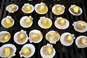 Scallops on Barbeque