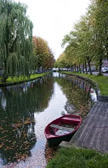 Images Dated 2027: Scenic in quiet small town of Edam Holland outside of Amsterdam with great small peaceful feel