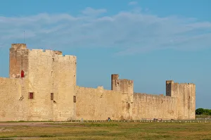 Provence Prints: A scenic view of the Aigues Mortes city walls