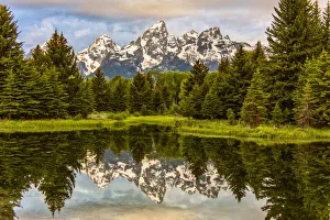 Agua Prints: Schwabacher Landing, Tetons, Wyoming