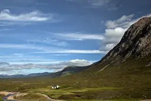 David Herbig Prints: Scotland, Glen Coe valley, off the A82 between Tyndrynm and Glencoe